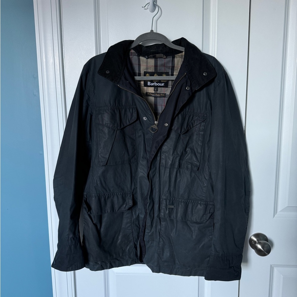 Black Men’s Barbour Jacket
